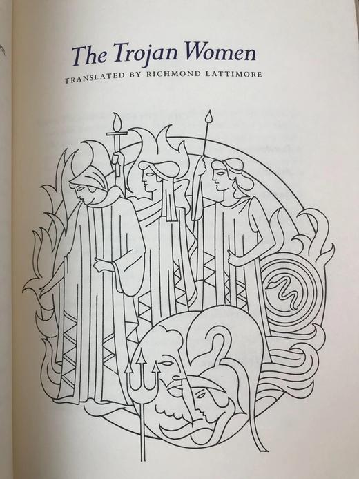 限量版！欧里庇得斯《欧里庇得斯：九部剧作》 配插图 富兰克林图书馆豪华皮装本 商品图6