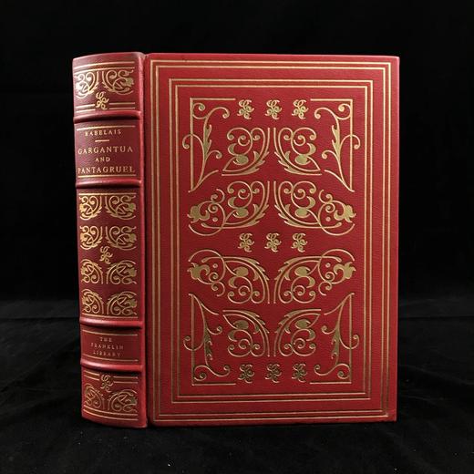 限量版！弗朗索瓦・拉伯雷《巨人传》 配插图 富兰克林图书馆豪华皮装本 商品图0