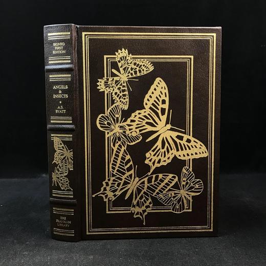 签名首版！限量版！A・S・拜厄特《天使与昆虫》配插图 富兰克林图书馆豪华皮装本 商品图0