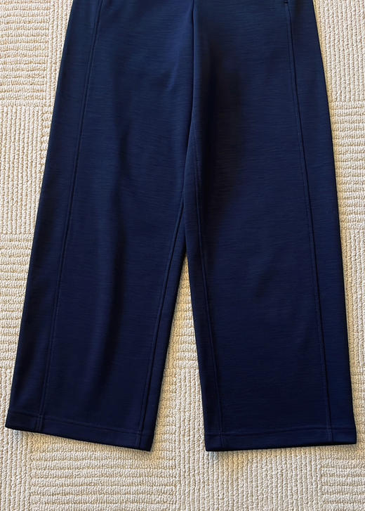 1229-2 渠道货 小禾女士复合羊毛针织 加绒裤 阔腿直筒裤 自留 商品图8