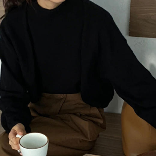 大降温‼️纯色半高领羊毛衫💛重磅升级15色！软糯手感必须安排上！ 商品图2