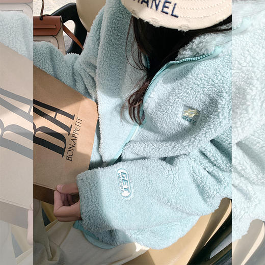 <曾小咸推荐>现货秒杀 ！微信超特价！2色羊羔毛外套 日常249.99 立减110 秒杀139.99！！ 商品图8