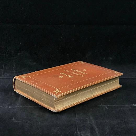 1882年 普罗克特《传奇与歌谣集》 狄更斯作序 1幅肖像插图 全真皮精装36开 商品图1