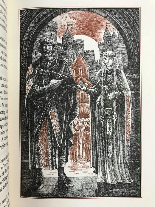 理查德·巴伯《亚瑟王传奇》 16幅插图 弗里欧书社函装本 商品图12