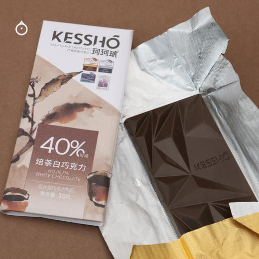  企鹅市集|中国 珂珂琥KESSHO 巧克力排块30g/块 奶巧/黑巧/白巧 多产地风味可选 商品图5