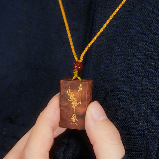 天然雷击木魁星踢斗文chang装饰吊坠日常佩戴 商品图4
