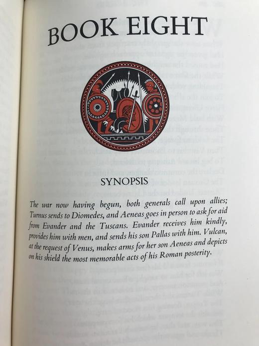 限量版！含藏书票 维吉尔《埃涅阿斯纪》 配插图 富兰克林图书馆豪华皮装本 商品图13