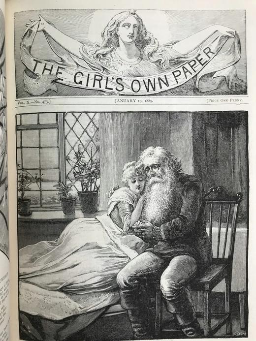 1889年 女孩杂志 数百幅精美插图 漆布精装16开 商品图6