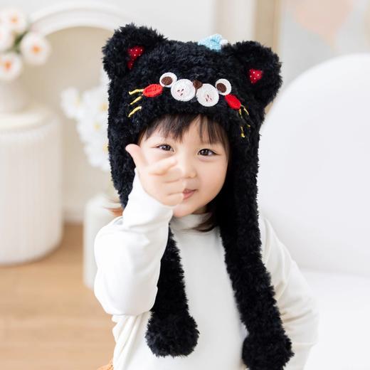 苏苏姐家绒宝亲子护耳帽手工diy编织钩针毛线团绒绒蜜糖材料包 商品图2