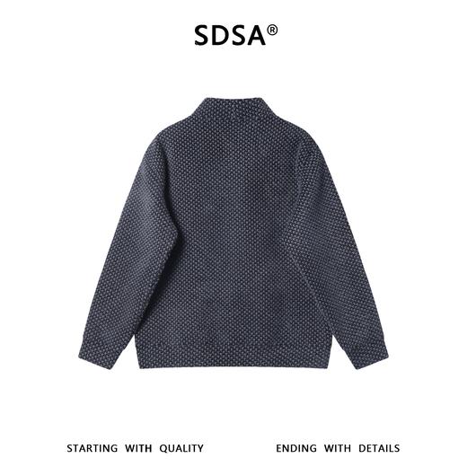 WY1565SDSA男士秋冬新款痞帅男装潮牌绒毛千鸟格纹保暖V领卫衣百搭时尚 商品图5