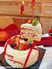 8英寸·多人聚会跨年特惠款·红焰新年2026·草莓奶油蛋糕 商品缩略图2
