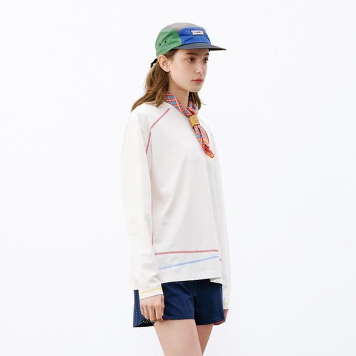 714street户外吸湿速干凉感运动长袖 2026春季潮牌宽松情侣T恤男 商品图3