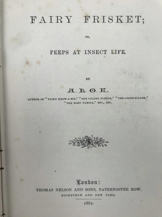 1882年 艾洛《小精灵弗里斯基特》 配精美插图 漆布精装32开 商品图3