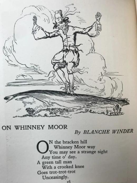 约20世纪早期 欢乐街诗集 多位艺术家绘制精美插图 精装32开 商品图8