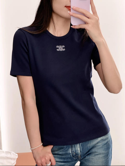 赛琳 最新品 凯旋门半袖打底T恤(KX*MM) 商品图1