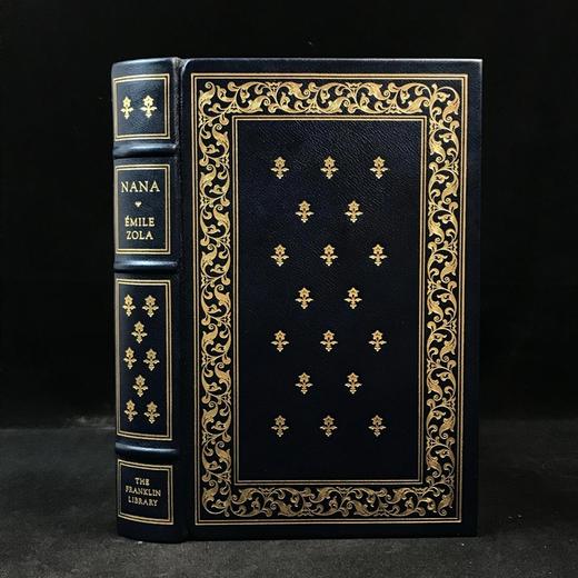 限量版！含藏书票 埃米尔・左拉《娜娜》 配插图 富兰克林图书馆豪华皮装本 商品图0