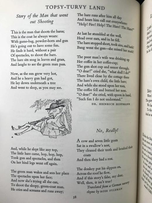 1968年 法布尔童谣集 配大量趣味插图 精装16开 商品图14