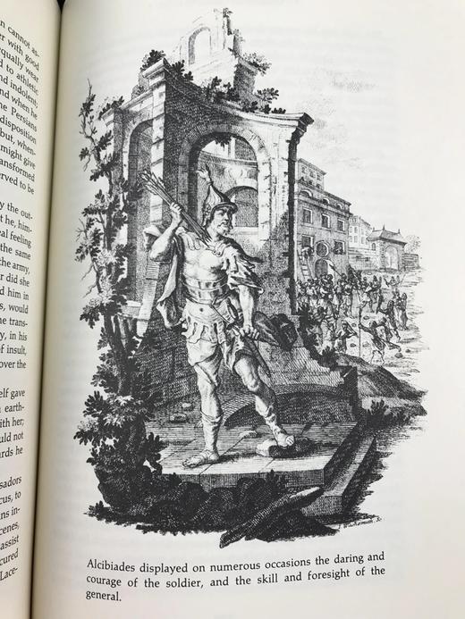 限量版！含藏书票 普鲁塔克《希腊罗马名人传》 配插图 富兰克林图书馆豪华皮装本 商品图11