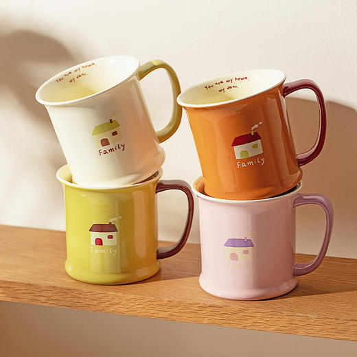 摩登主妇Melllow陶瓷马克杯家用喝水杯牛奶早餐杯冲泡杯咖啡杯子 商品图0