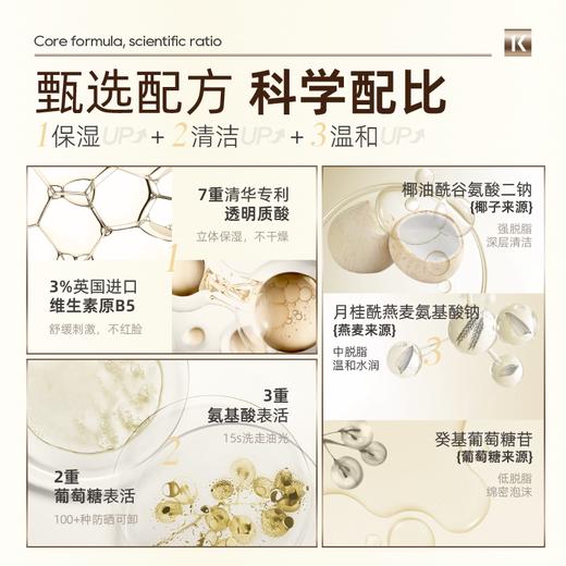 ⁴159元/4瓶【升级版氨基酸精华洁面】贵妇洁面保湿洗卸二合一 YC04-CR-YK 商品图4