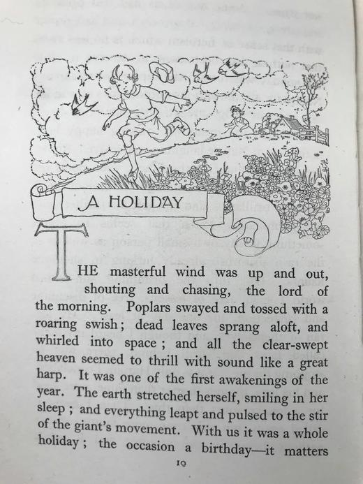 1921年 格雷厄姆回忆录故事集《黄金时代》 洛伊丝·伦斯基4幅彩色手工贴图 漆布精装32开 商品图9
