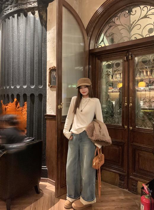 <曾小咸推荐>现货秒杀 ！微信超特价！蝴蝶结绑带加绒打底衫 日常129.99 立减60 秒杀69.99 毛毛外套  秒杀199.99！！ 商品图7