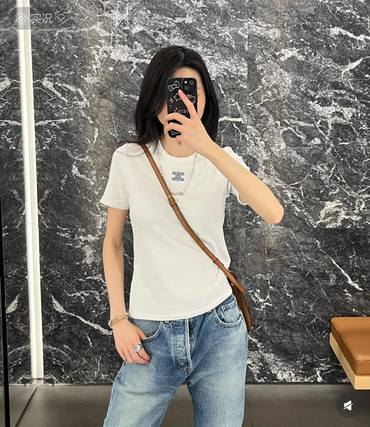 赛琳 最新品 凯旋门半袖打底T恤(KX*MM) 商品图4