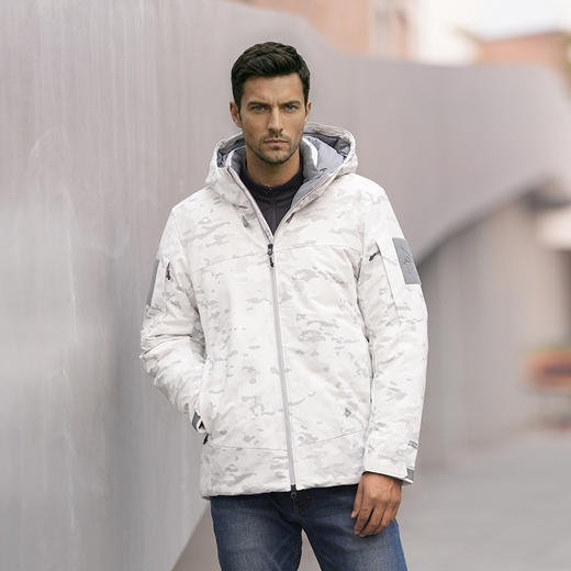 【龙牙上新】战之炽虎战术连帽羽绒服迷彩加强版 商品图1