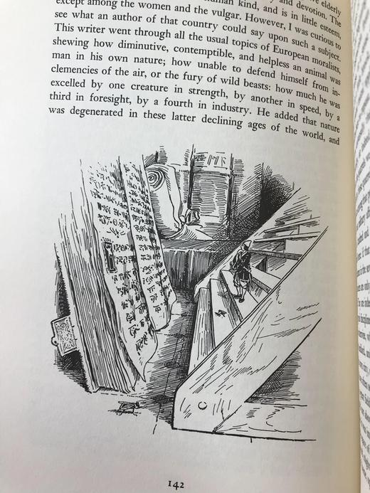 限量版！乔纳森・斯威夫特《格列佛游记》 配插图 富兰克林图书馆豪华皮装本 商品图5