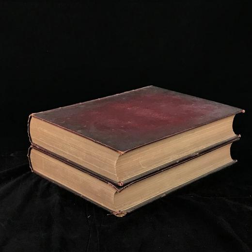 38*29cm！约19世纪中期 殿版莎士比亚作品集（全2卷） 44幅精美钢版画 漆布精装 商品图1