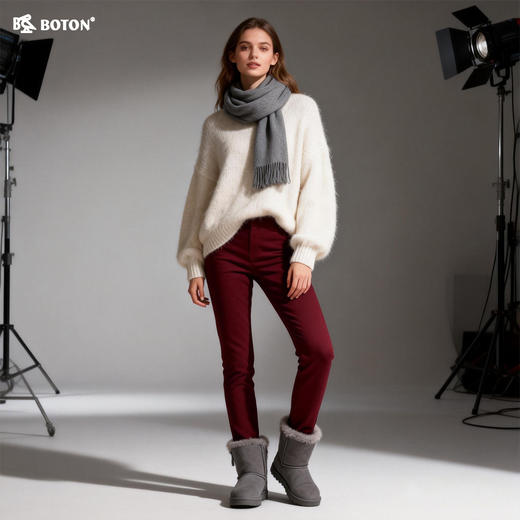 【第2件半价！尾货清仓不退换】波顿女士休闲牛仔裤LE201318 商品图1