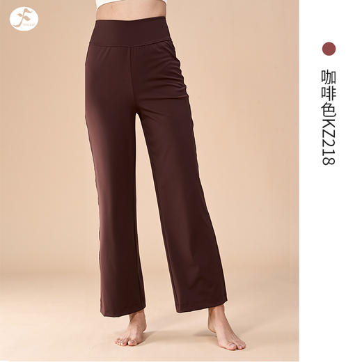一梵热卖 简约高腰瑜伽长裤臀线设计线条直筒裤休闲瑜伽裤子 商品图14