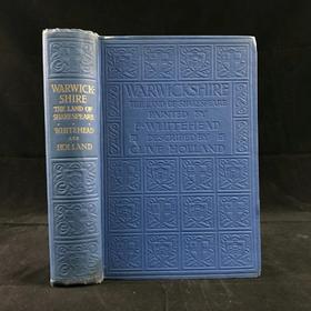 1922年 沃里克郡：莎士比亚的故土 32幅水彩画插图 漆布精装32开