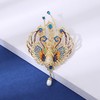 雀说 中国风百鸟朝凤奢华珐琅凤凰胸针T4651 商品缩略图1