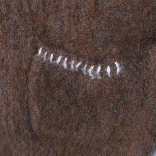 46765SDSA男士秋冬新款痞帅男装慵懒风补丁设计感小众开衫毛衣百搭宽松 商品图3