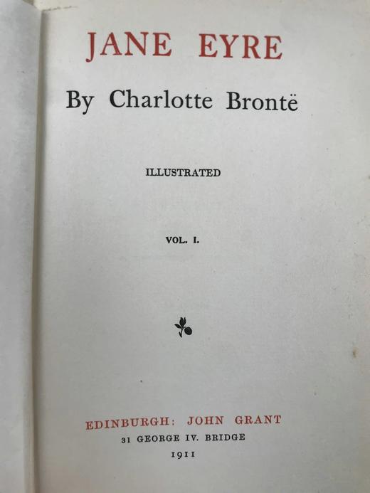 1911年 勃朗特姐妹小说全集（全12卷） 配插图 漆布精装大32开 商品图4
