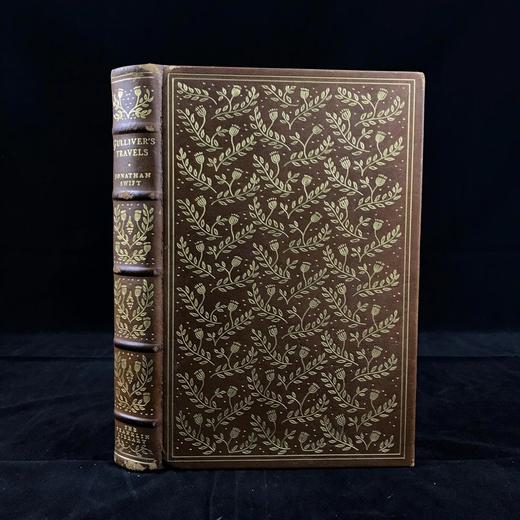 限量版！乔纳森・斯威夫特《格列佛游记》 配插图 富兰克林图书馆豪华皮装本 商品图0