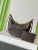 秋冬特惠💰850 原单LV M46311 尺寸：38×26×10cm LOOP HOBO 老花月亮包 变码芯片 商品缩略图0