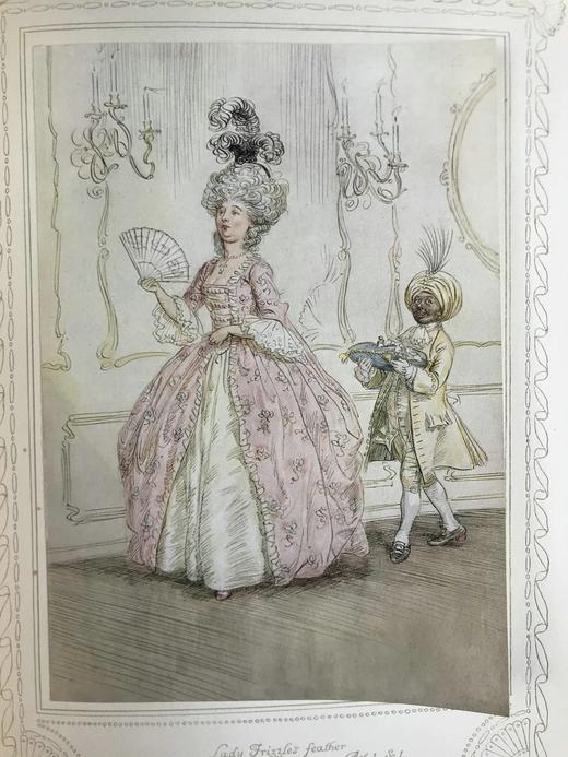 约20世纪早期 谢里丹《造谣学校》 休·汤姆森25幅彩色手工贴图 漆布精装16开 商品图13