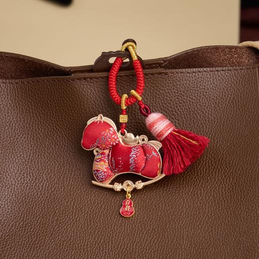 马年手工宋锦挂件车挂钥匙扣手机书包包diy配件装饰挂饰挂链 商品图3