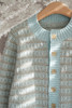 冬日氧气感开衫|70% 羊毛混纺 浅蓝撞色肌理款，现货 商品缩略图4