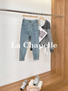 专柜实拍【人生小脚裤】拉夏贝尔/La Chapelle单扣弧形口袋小脚牛仔裤女修身小个子时尚休闲长裤 商品缩略图1