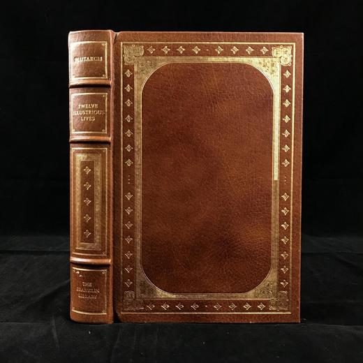 限量版！含藏书票 普鲁塔克《希腊罗马名人传》 配插图 富兰克林图书馆豪华皮装本 商品图0