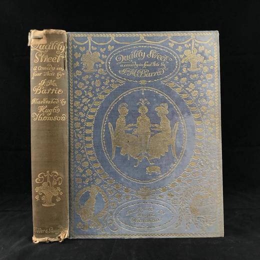 1901年 詹姆斯·巴里《名门街》 休·汤姆森22幅彩色手工贴图 漆布精装16开 商品图0