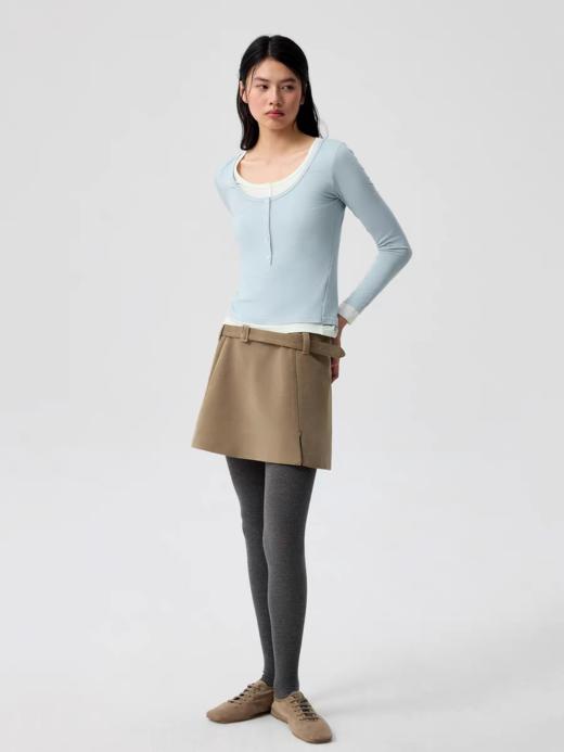 Simple Project/Y25181/亨利领假两件修身T恤 商品图3