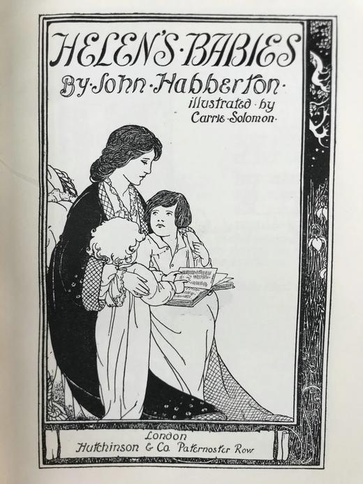 约20世纪早期 约翰·哈伯顿《海伦的孩子们》 16幅彩色手工贴图40幅黑白插图 漆布精装18开 商品图3