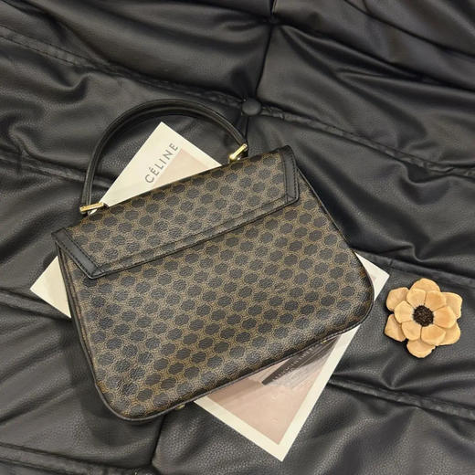 Ceilne 黑花 圆环 Kelly 手提包 商品图1