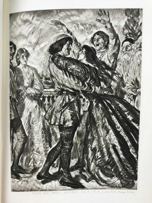 工坊特装本！1911年 莎士比亚喜剧集 配插图 真皮精装32开 商品图11