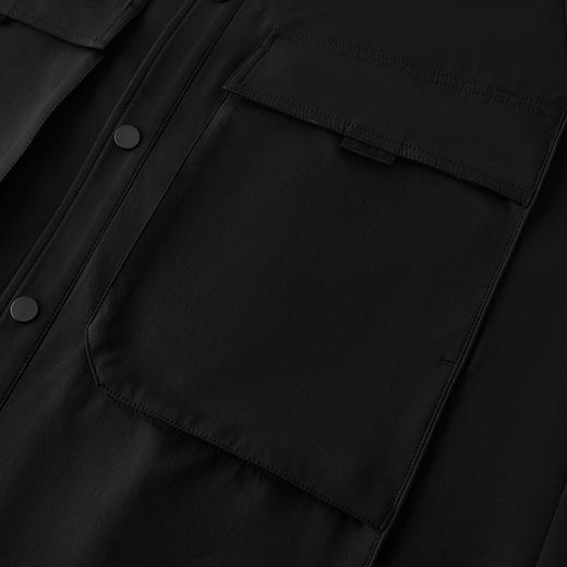 都市护身服|商场同款森马夹克男春季纯色衬衫外套2026款三防上衣 商品图3