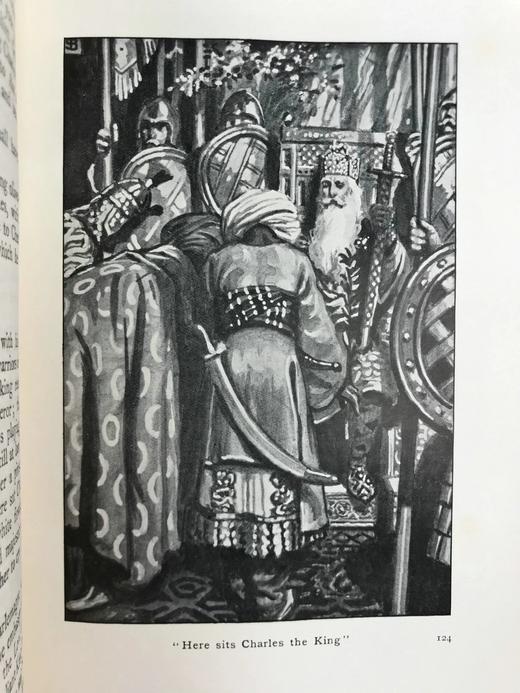 1912年 不列颠民族英雄神话与传说 64幅全页插图 漆布精装32开 商品图14